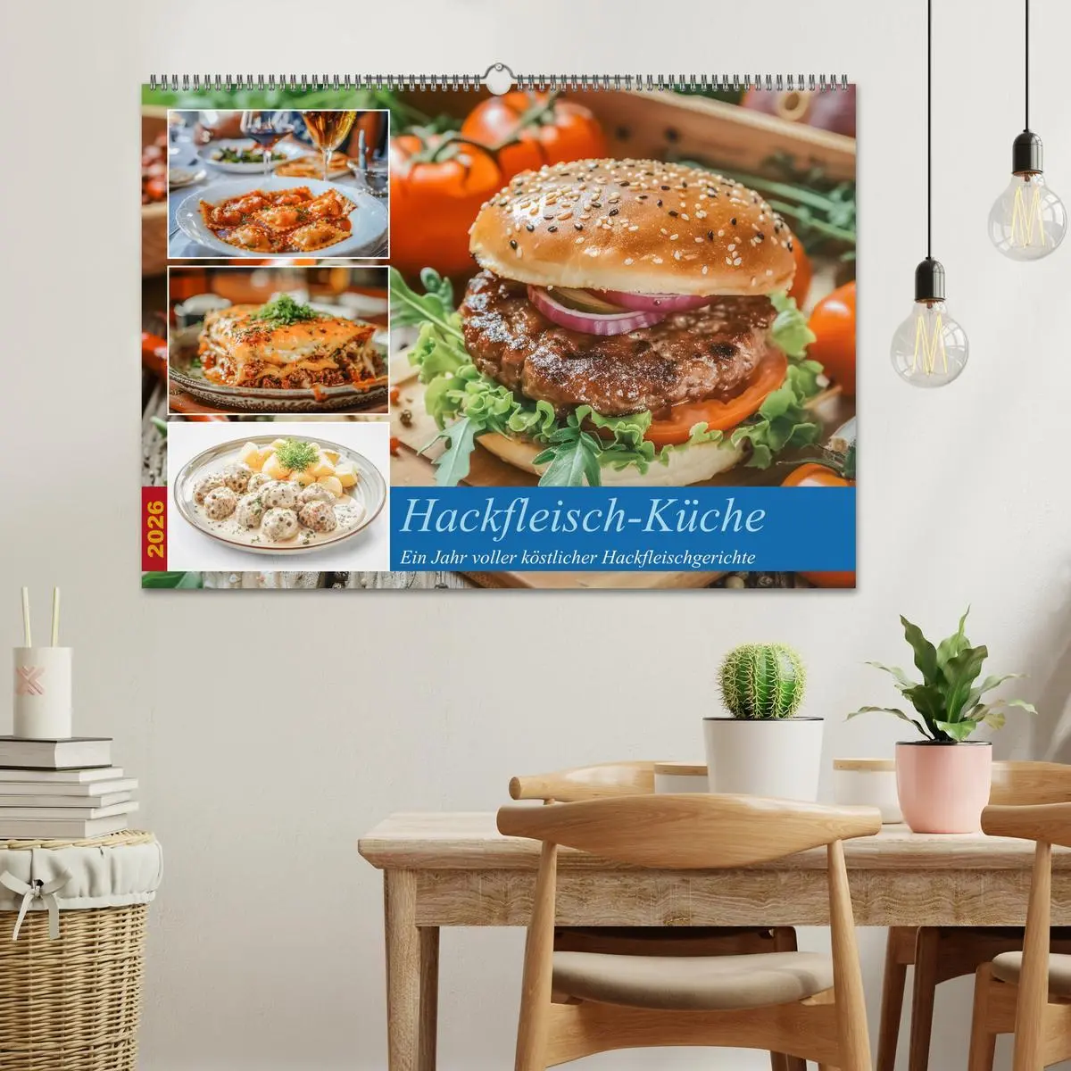 Bild: 9783457375365 | Hackfleisch-Küche (Wandkalender 2026 DIN A2 quer), CALVENDO...