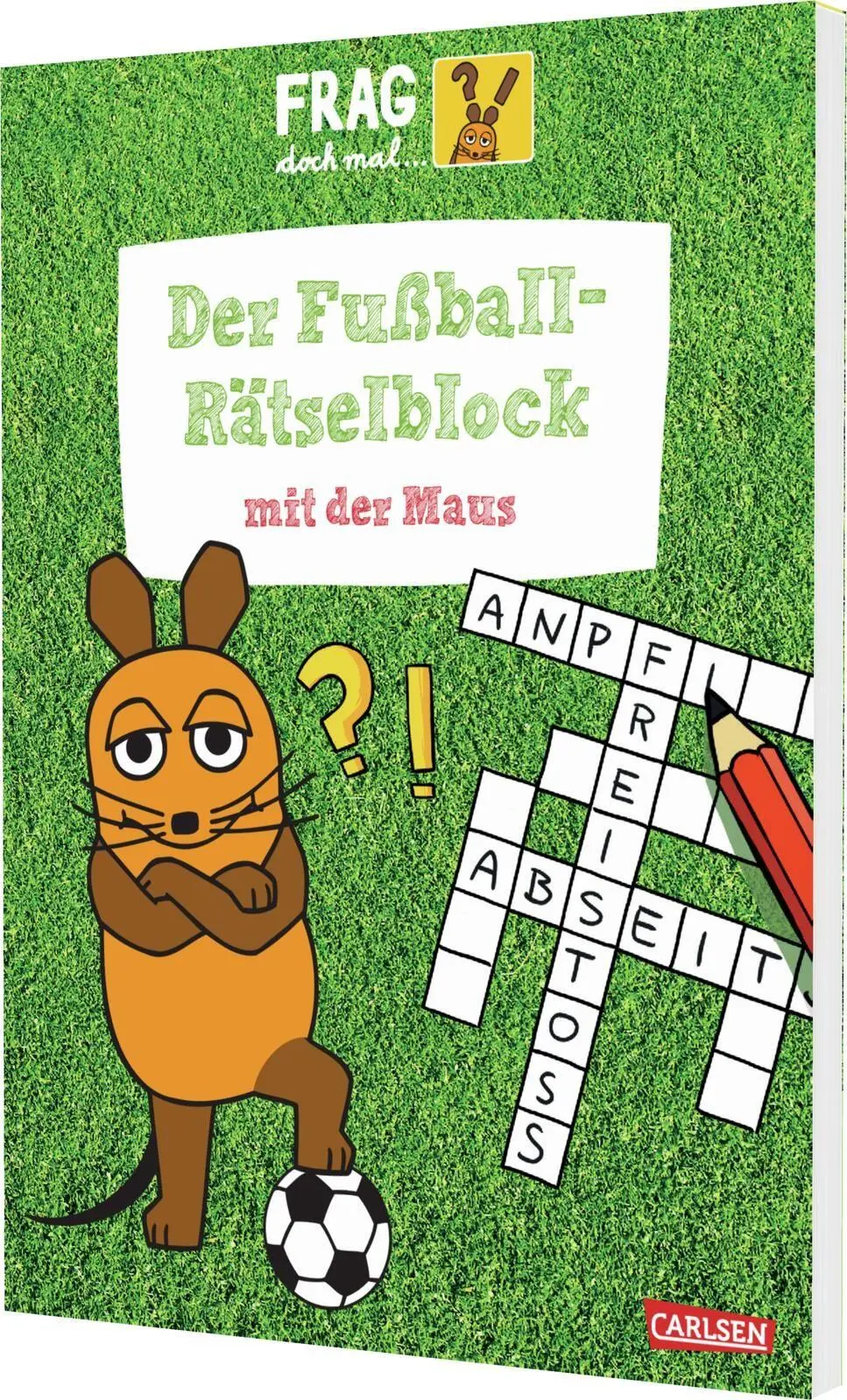 Cover: 9783551255365 | Frag doch mal ... die Maus: Der Fußball-Rätselblock mit der Maus