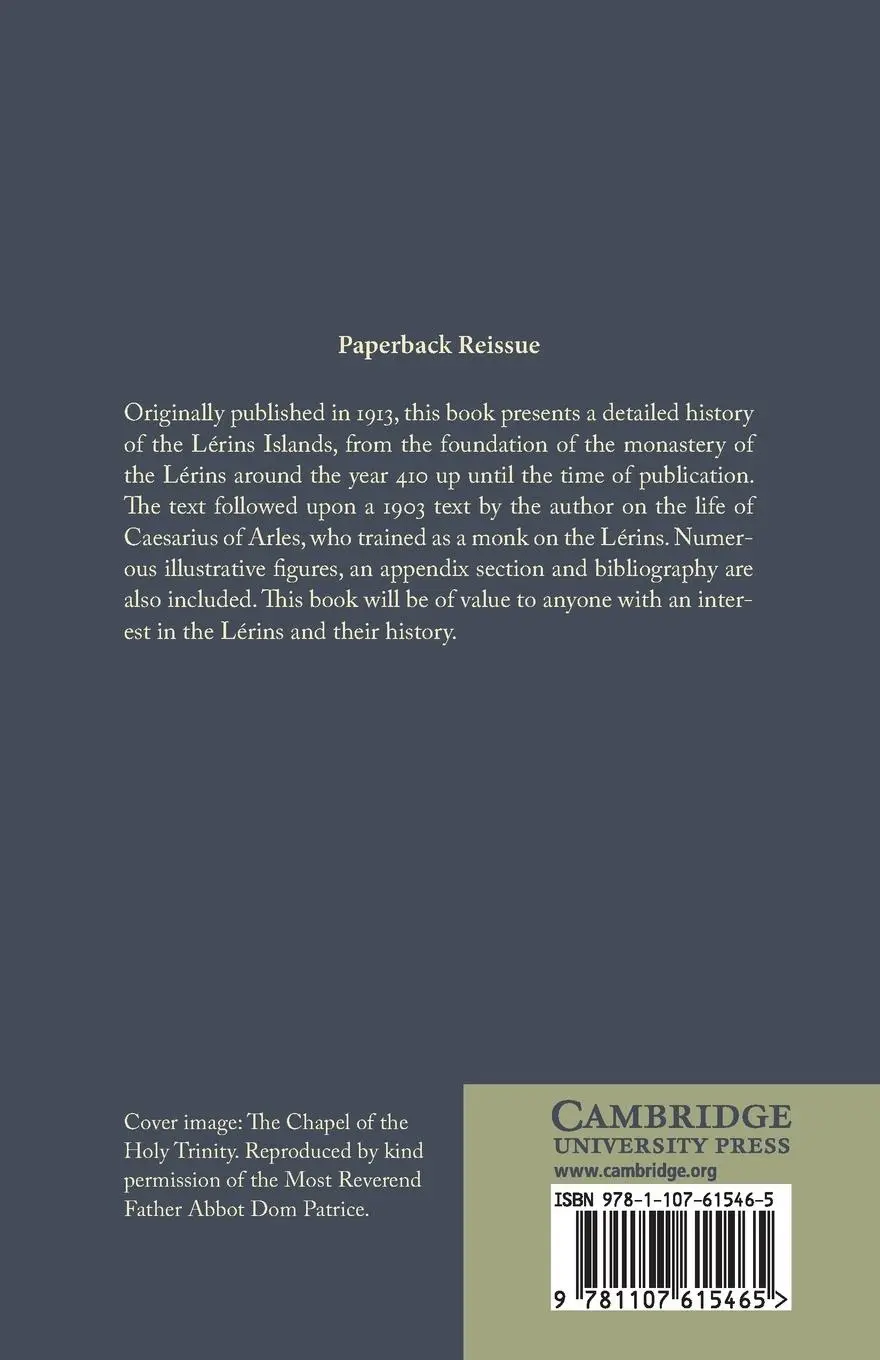 Rückseite: 9781107615465 | The History of the Islands of the Lerins | A. C. Cooper-Marsdin | Buch