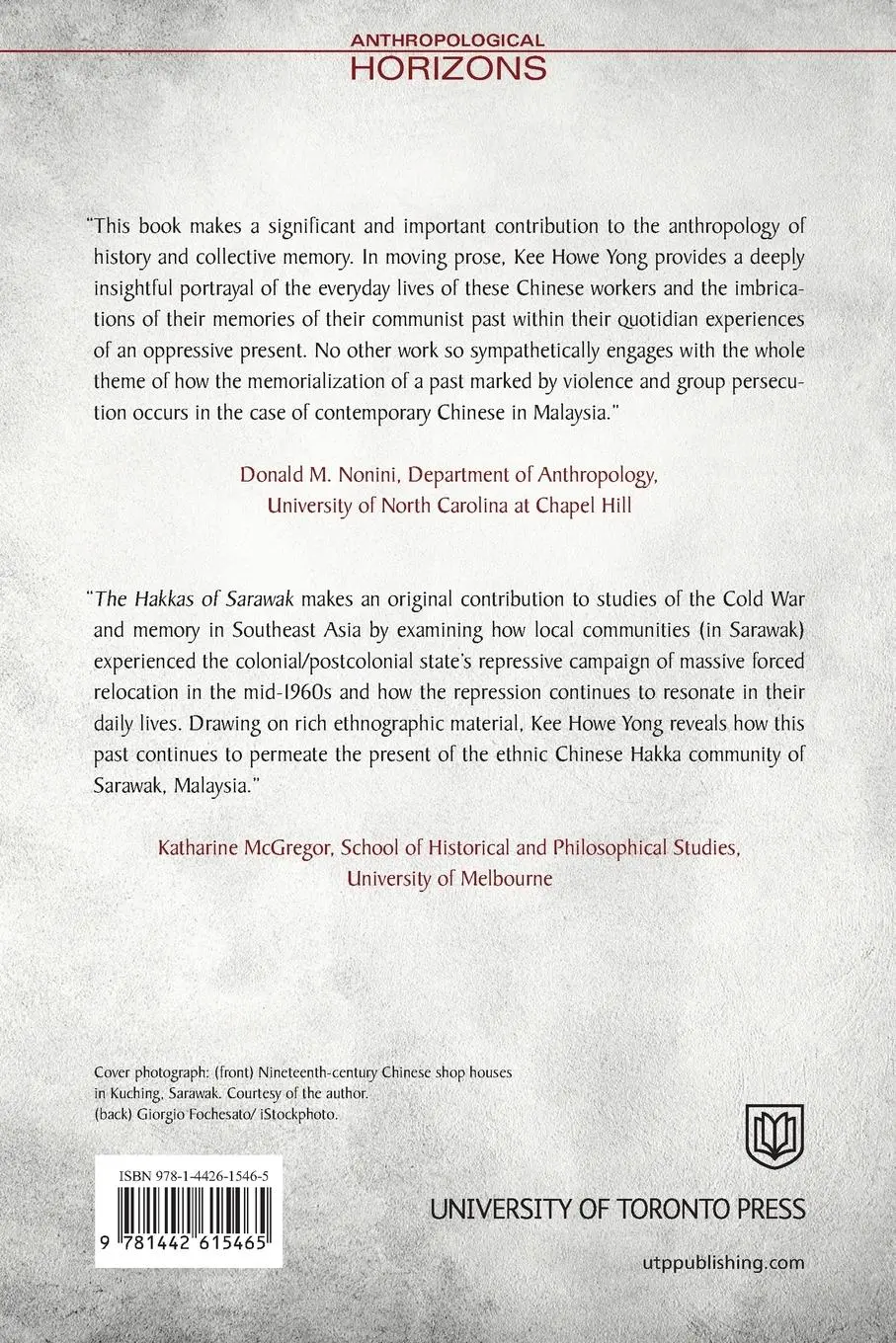 Rückseite: 9781442615465 | The Hakkas of Sarawak | Sacrificial Gifts in Cold War Era Malaysia