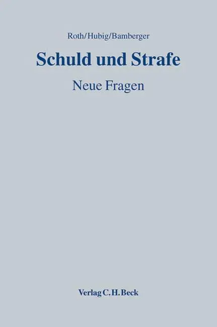 Cover: 9783406635465 | Schuld und Strafe | Gerhard Roth | Buch | V | Deutsch | 2012