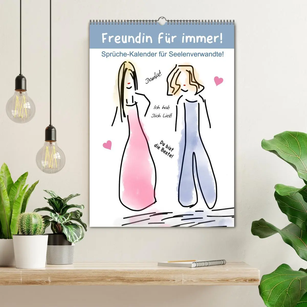 Bild: 9783516385465 | Freundin für immer! Sprüche-Kalender für Seelenverwandte!...