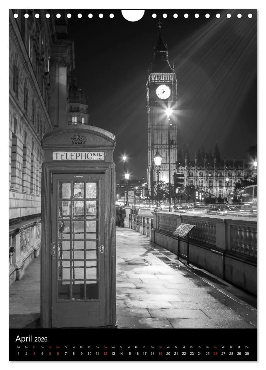 Bild: 9783516455465 | Big City London (Wandkalender 2026 DIN A4 hoch), CALVENDO...