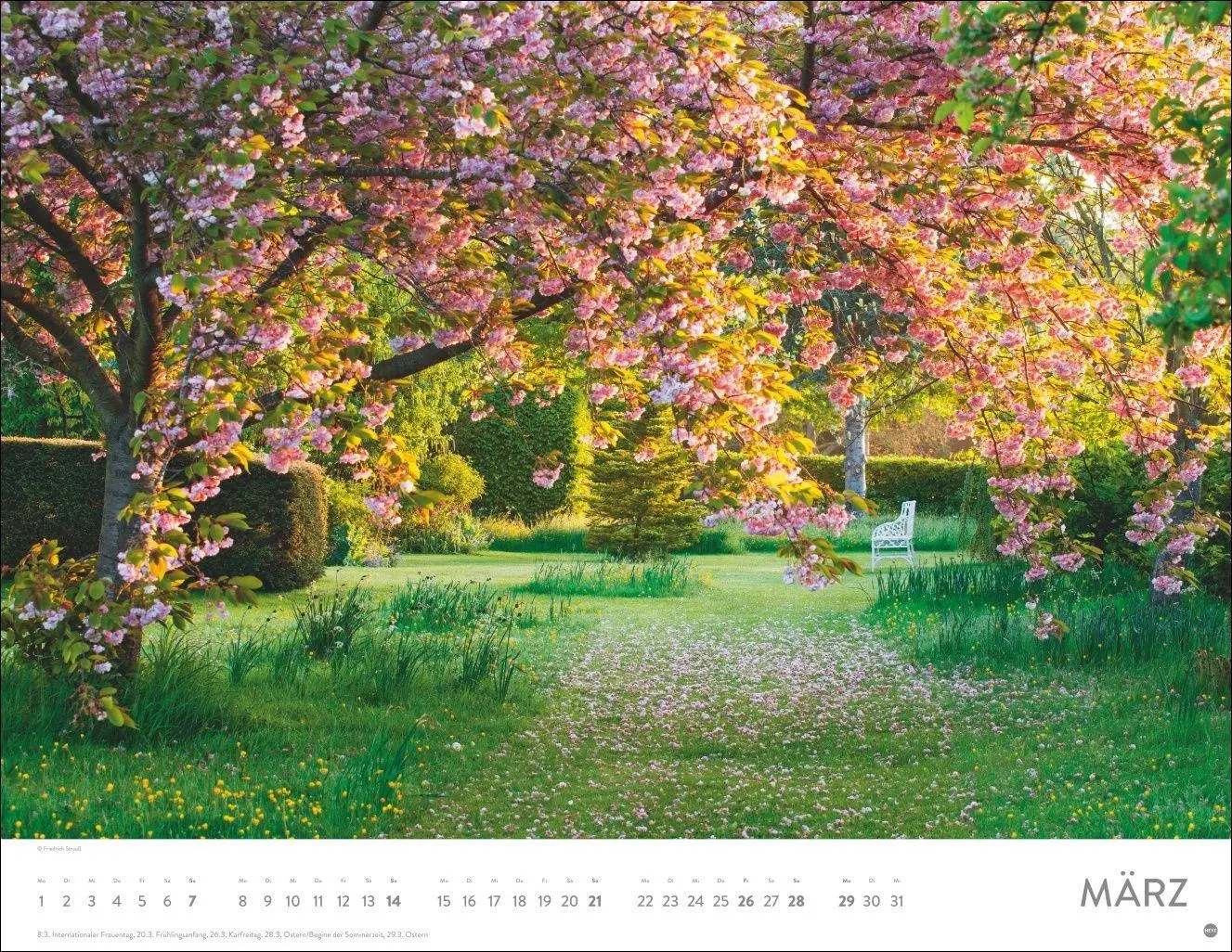 Bild: 9783756415465 | Gartenparadies Posterkalender 2027 | Heye | Kalender | Spiralbindung
