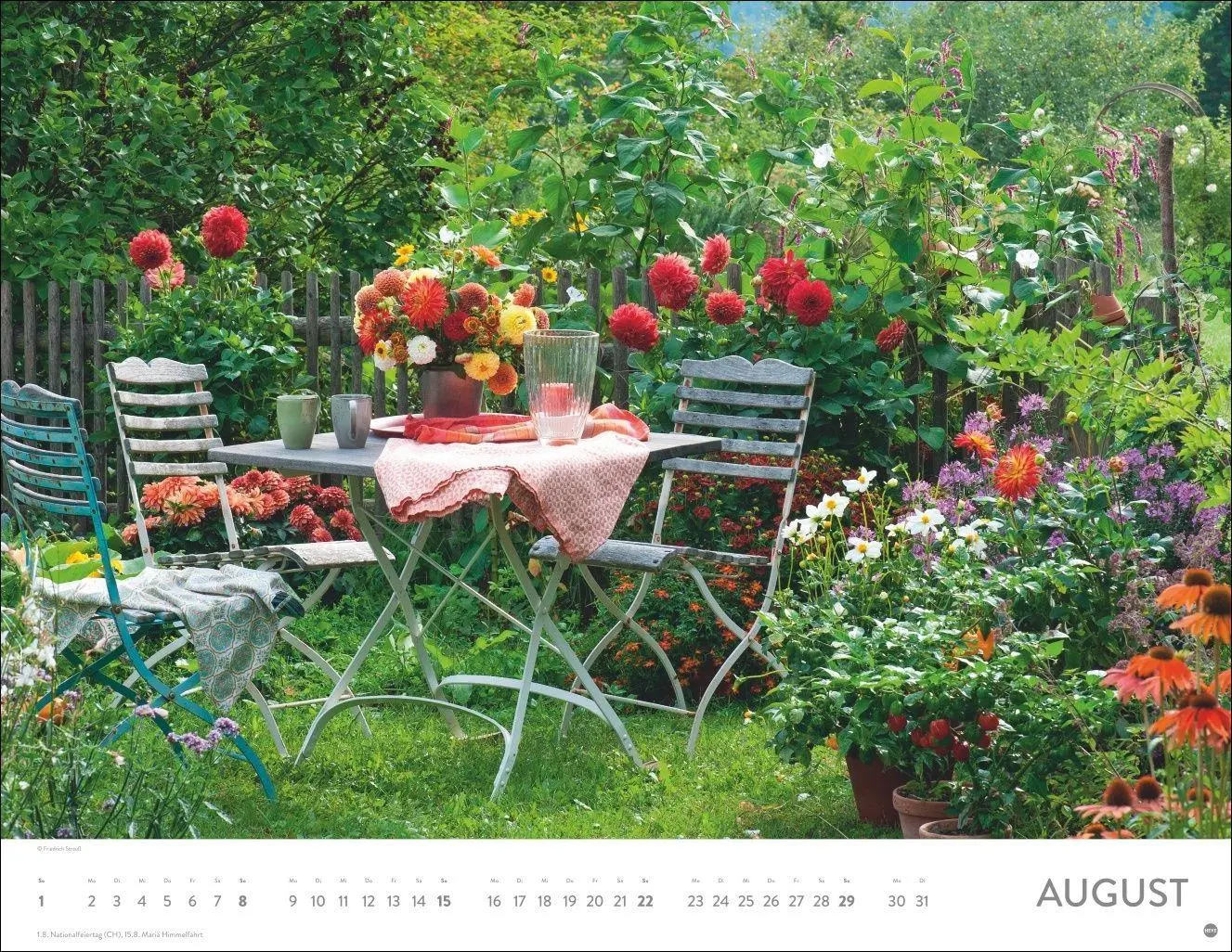 Bild: 9783756415465 | Gartenparadies Posterkalender 2027 | Heye | Kalender | Spiralbindung
