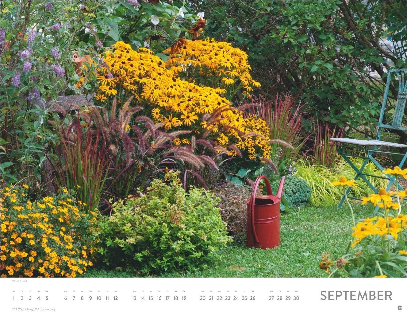 Bild: 9783756415465 | Gartenparadies Posterkalender 2027 | Heye | Kalender | Spiralbindung