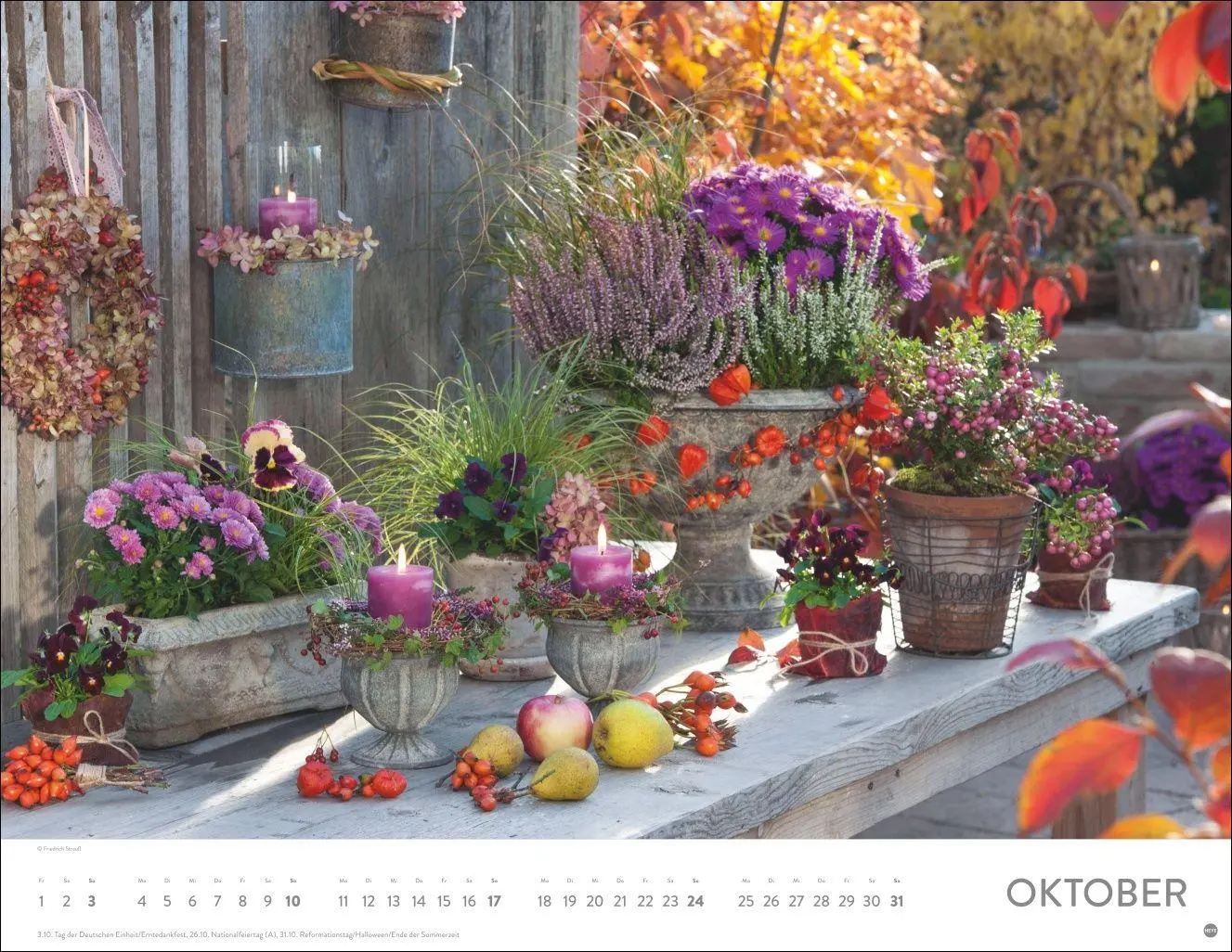 Bild: 9783756415465 | Gartenparadies Posterkalender 2027 | Heye | Kalender | Spiralbindung