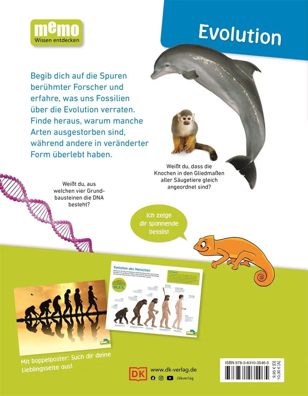 Rückseite: 9783831035465 | memo Wissen entdecken. Evolution | DK Verlag - Kids | Buch | 72 S.