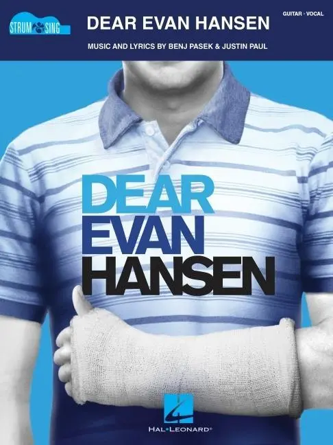 Cover: 888680945565 | Dear Evan Hansen Strum &amp; Sing Guitar Songbook | Benj Pasek_Justin Paul