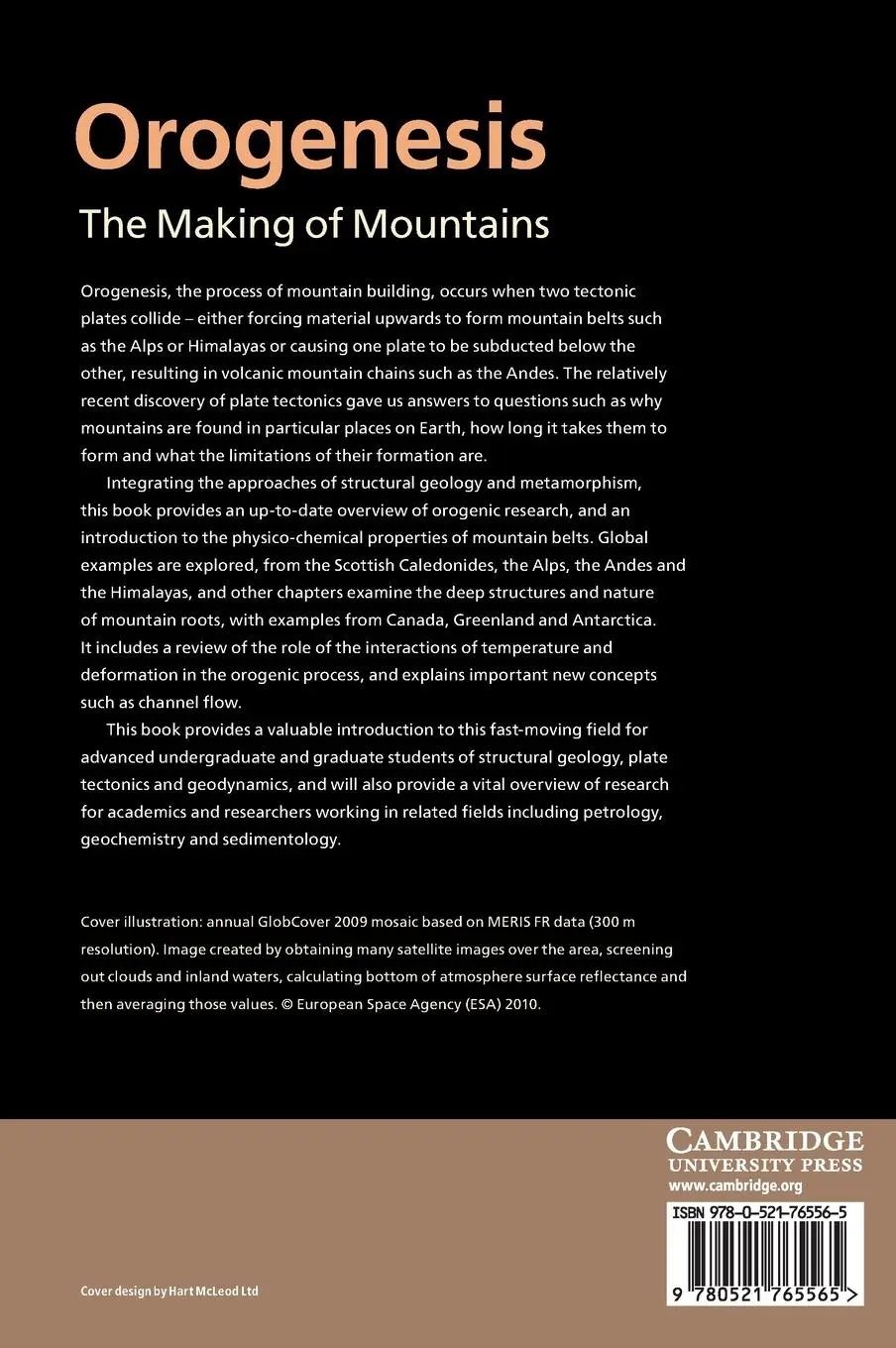 Rückseite: 9780521765565 | Orogenesis | The Making of Mountains | Michael R. W. Johnson (u. a.)