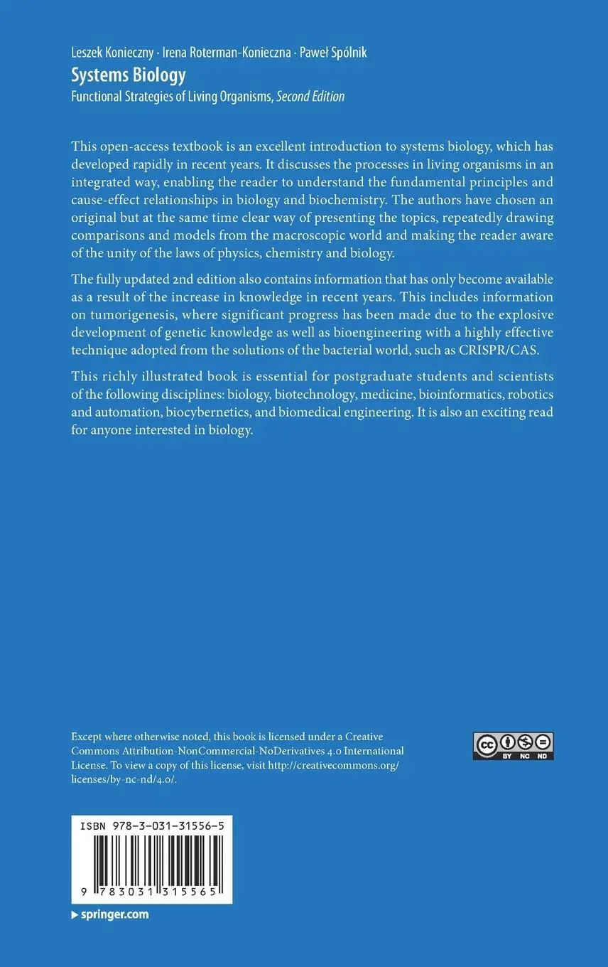 Rückseite: 9783031315565 | Systems Biology | Functional Strategies of Living Organisms | Buch
