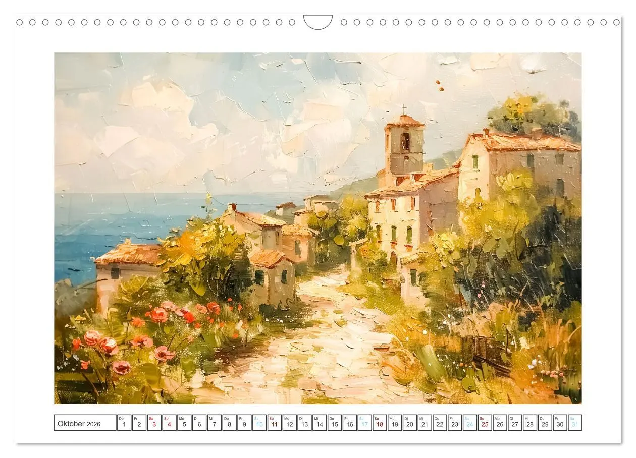 Bild: 9783457425565 | Mediterrane Landschaften (Wandkalender 2026 DIN A3 quer), CALVENDO...
