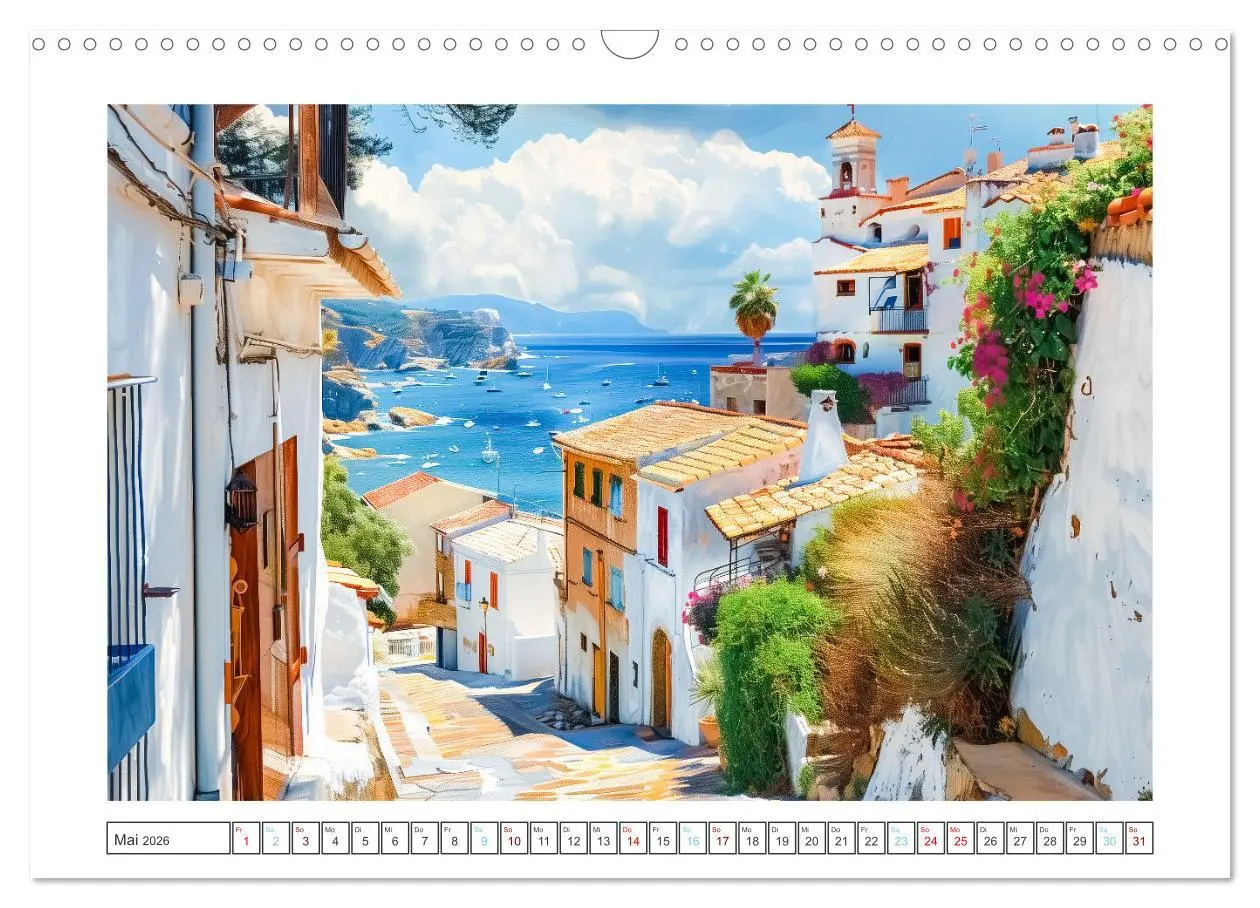 Bild: 9783457425565 | Mediterrane Landschaften (Wandkalender 2026 DIN A3 quer), CALVENDO...