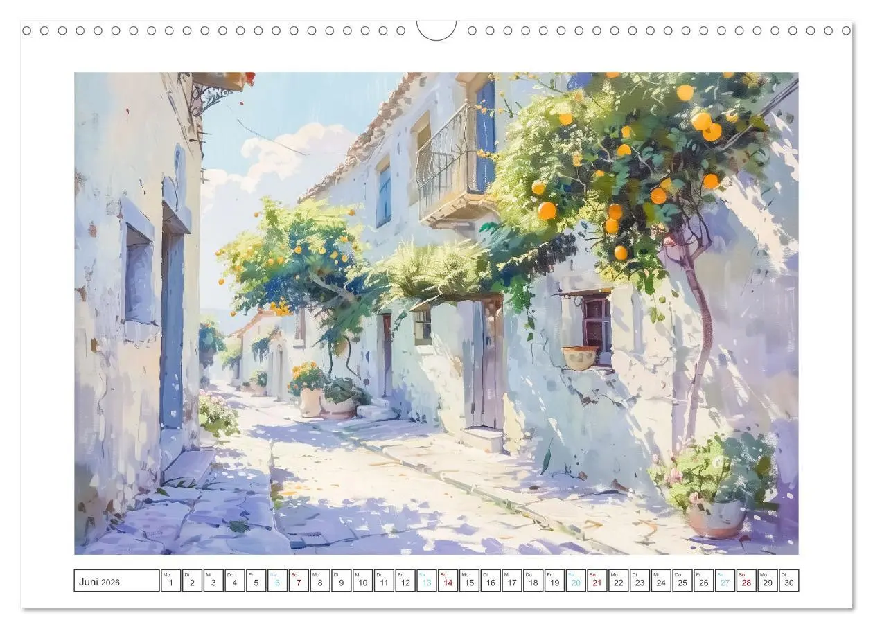 Bild: 9783457425565 | Mediterrane Landschaften (Wandkalender 2026 DIN A3 quer), CALVENDO...