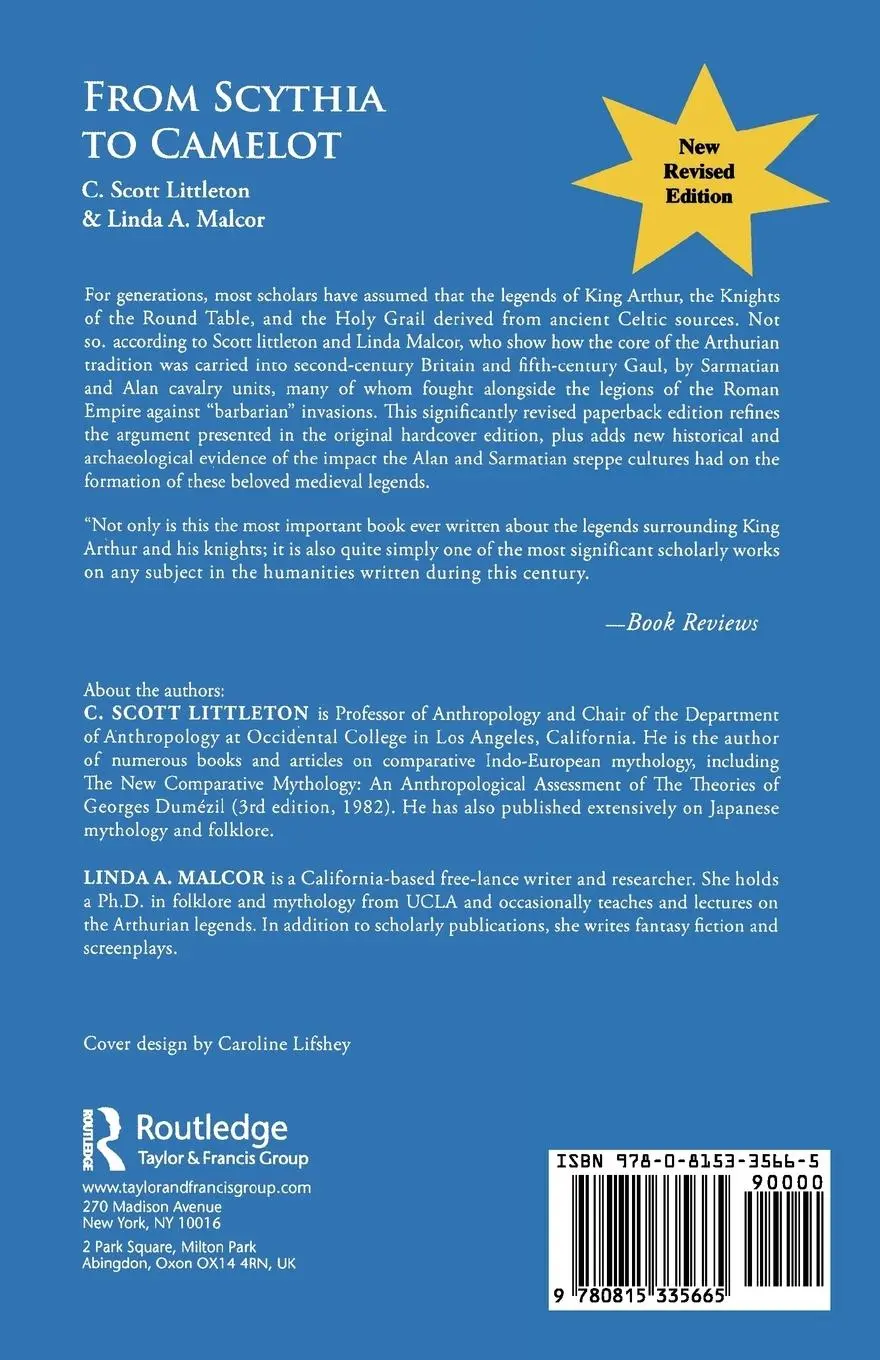 Rückseite: 9780815335665 | From Scythia to Camelot | C. Scott Littleton (u. a.) | Taschenbuch