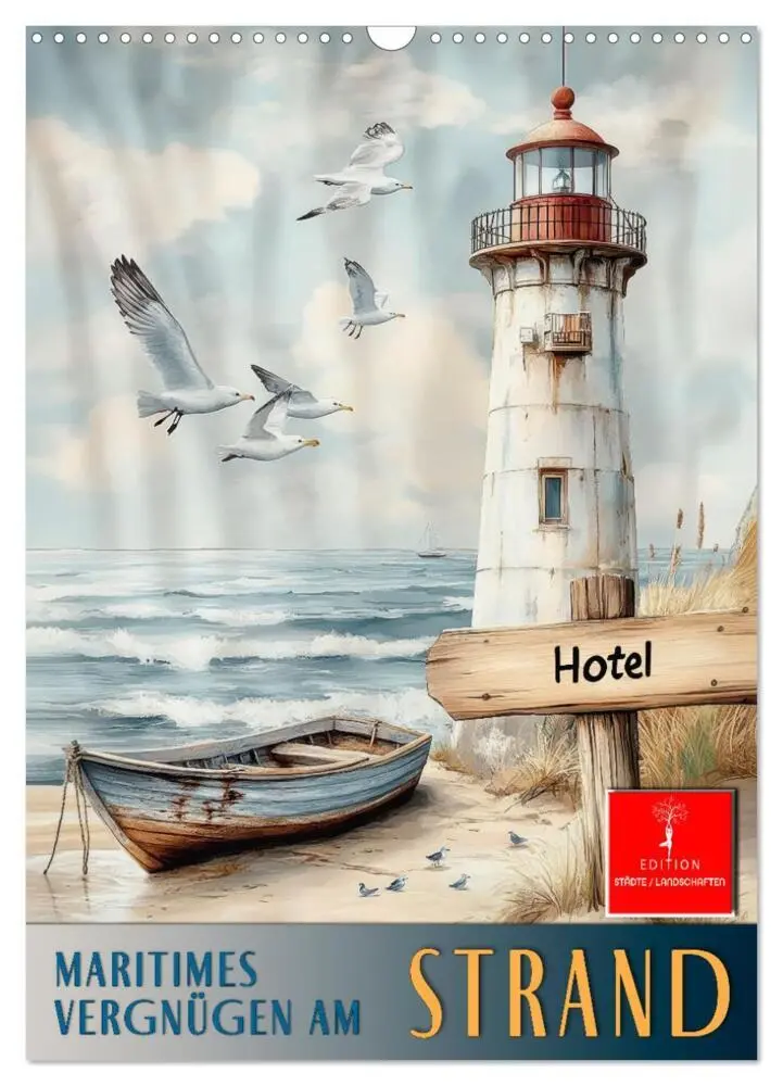 Cover: 9783457275665 | Maritimes Vergnügen am Strand (Wandkalender 2026 DIN A3 hoch),...
