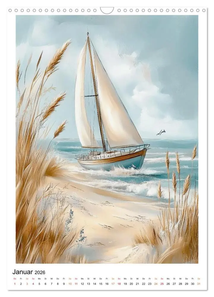 Bild: 9783457275665 | Maritimes Vergnügen am Strand (Wandkalender 2026 DIN A3 hoch),...