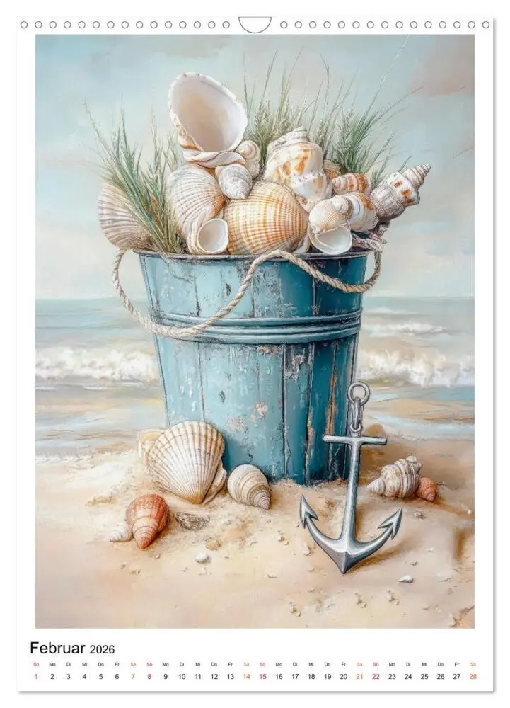 Bild: 9783457275665 | Maritimes Vergnügen am Strand (Wandkalender 2026 DIN A3 hoch),...