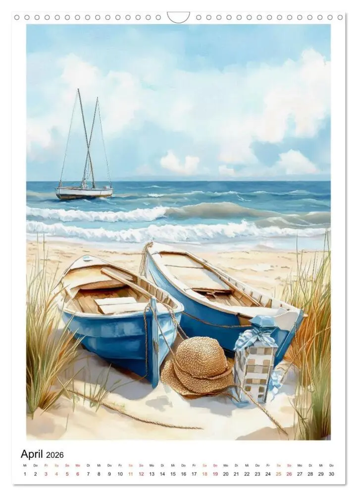 Bild: 9783457275665 | Maritimes Vergnügen am Strand (Wandkalender 2026 DIN A3 hoch),...