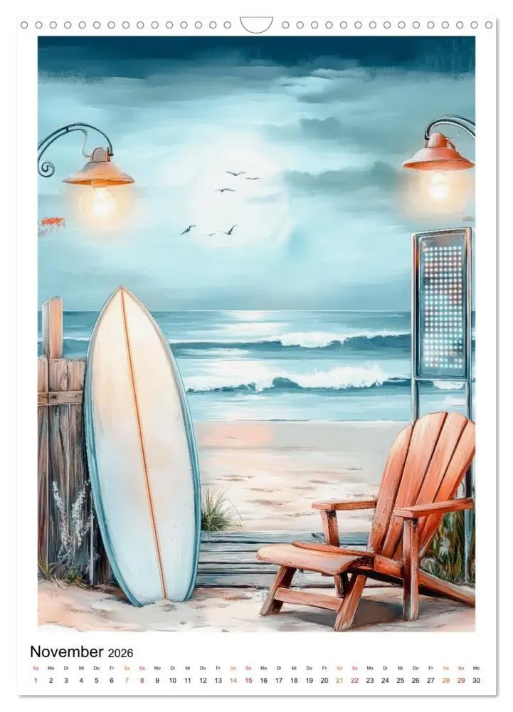 Bild: 9783457275665 | Maritimes Vergnügen am Strand (Wandkalender 2026 DIN A3 hoch),...