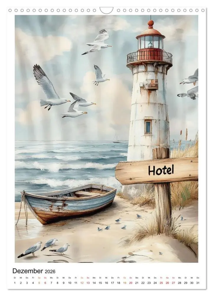 Bild: 9783457275665 | Maritimes Vergnügen am Strand (Wandkalender 2026 DIN A3 hoch),...