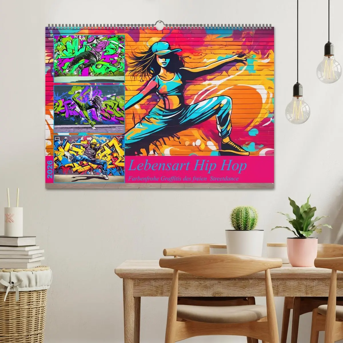 Bild: 9783457415665 | Lebensart Hip Hop (Wandkalender 2026 DIN A2 quer), CALVENDO...