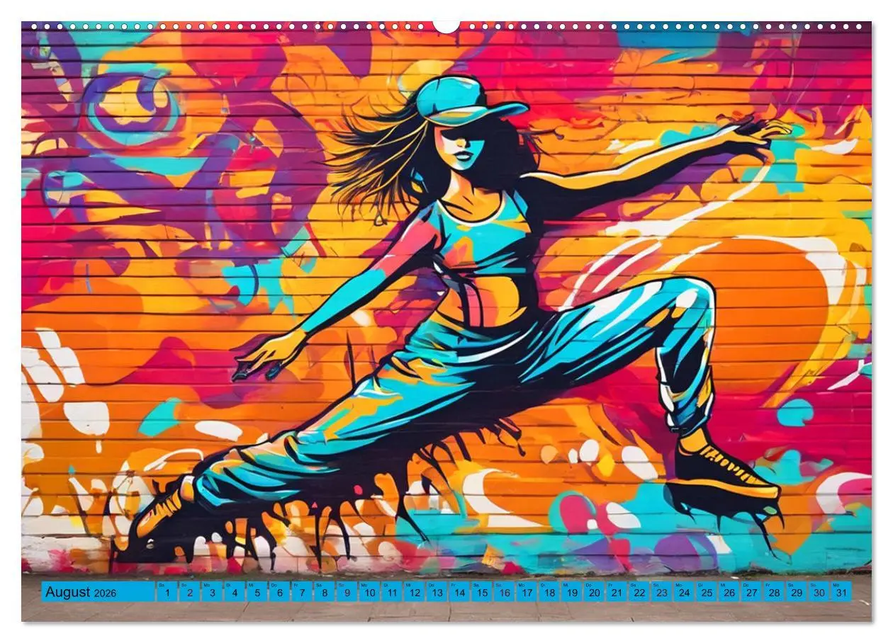 Bild: 9783457415665 | Lebensart Hip Hop (Wandkalender 2026 DIN A2 quer), CALVENDO...