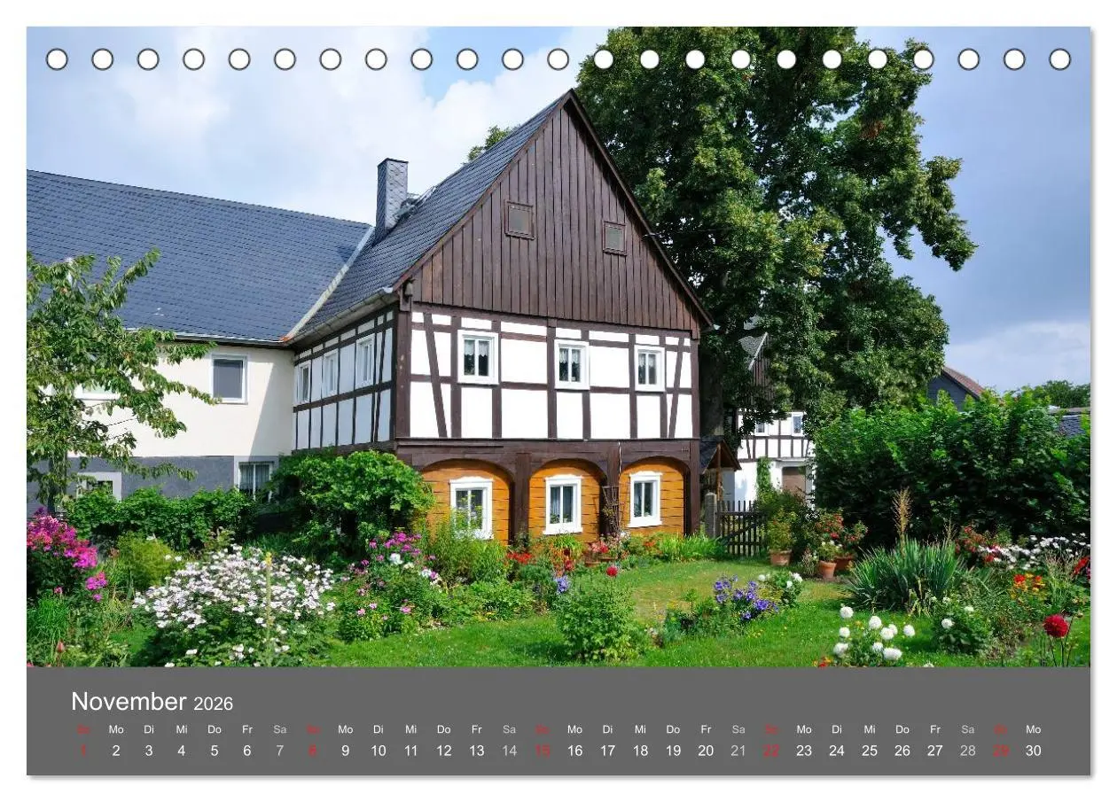 Bild: 9783516125665 | Umgebindehäuser in der Oberlausitz (Tischkalender 2026 DIN A5...