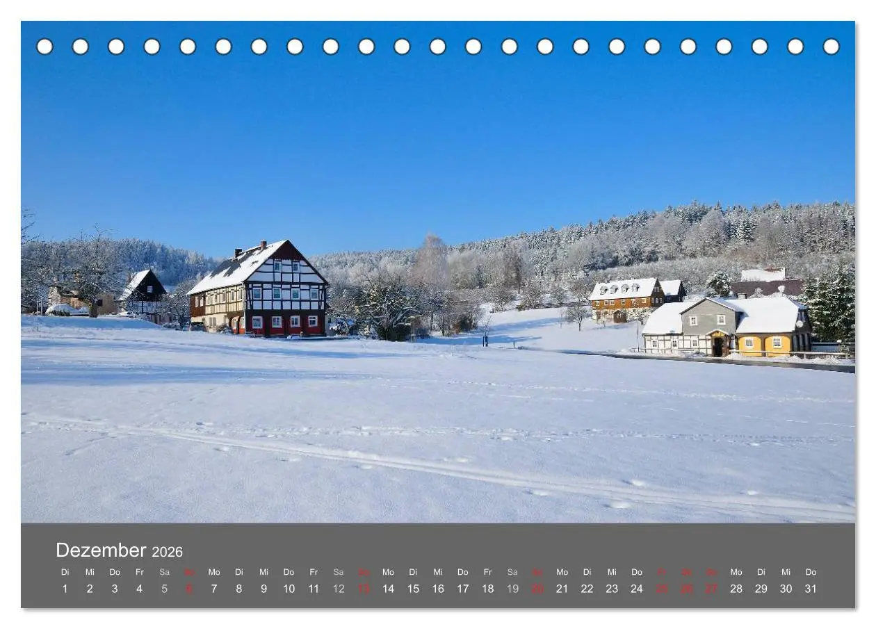 Bild: 9783516125665 | Umgebindehäuser in der Oberlausitz (Tischkalender 2026 DIN A5...