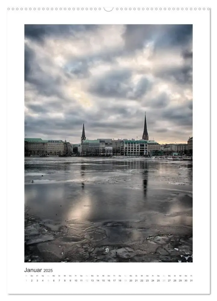Bild: 9783457025765 | Hamburg Vertical (Wandkalender 2025 DIN A2 hoch), CALVENDO...