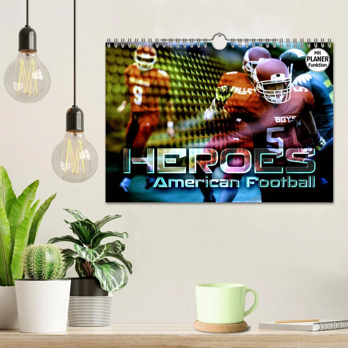 Bild: 9783457885765 | HEROES - American Football (Wandkalender 2026 DIN A4 quer),...