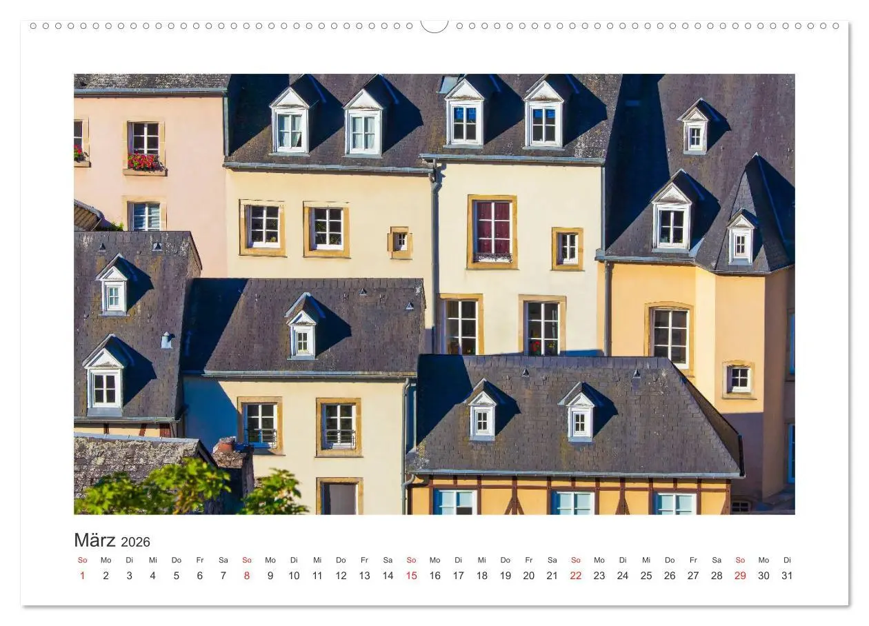 Bild: 9783516045765 | LUXEMBURG Stadt der Kontraste (Wandkalender 2026 DIN A2 quer),...