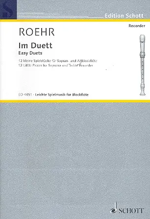 Cover: 9790001055765 | Im Duet S/Abfl. | Walter Roehr | Buch | Schott Music
