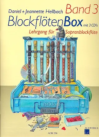 Cover: 9990051735765 | BlockflötenBox 3 | Lehrgang für Sopranblockflöte, Noten, Mit 3 CDs