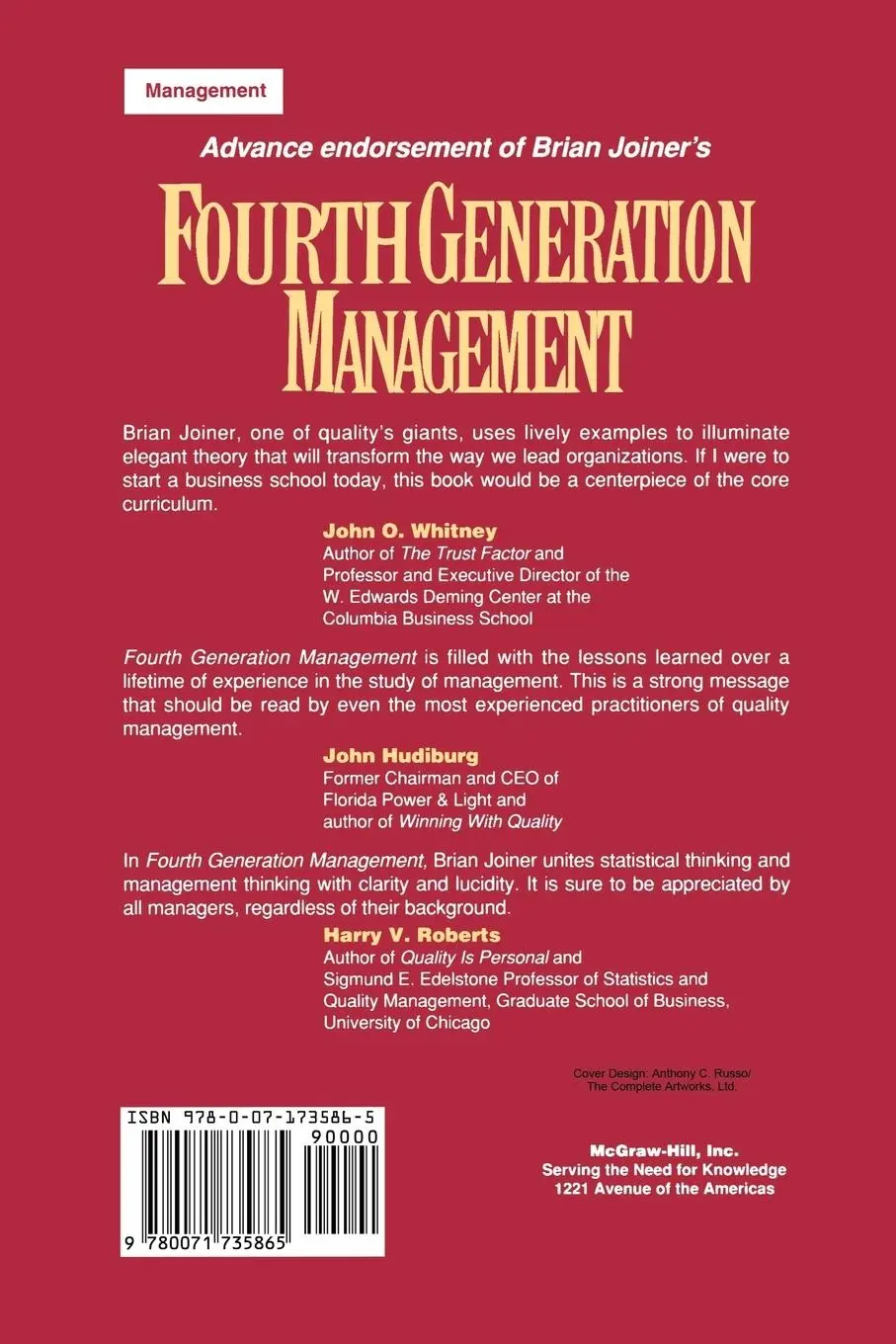 Rückseite: 9780071735865 | Fourth Generation Management | Brian Joiner | Taschenbuch | Englisch