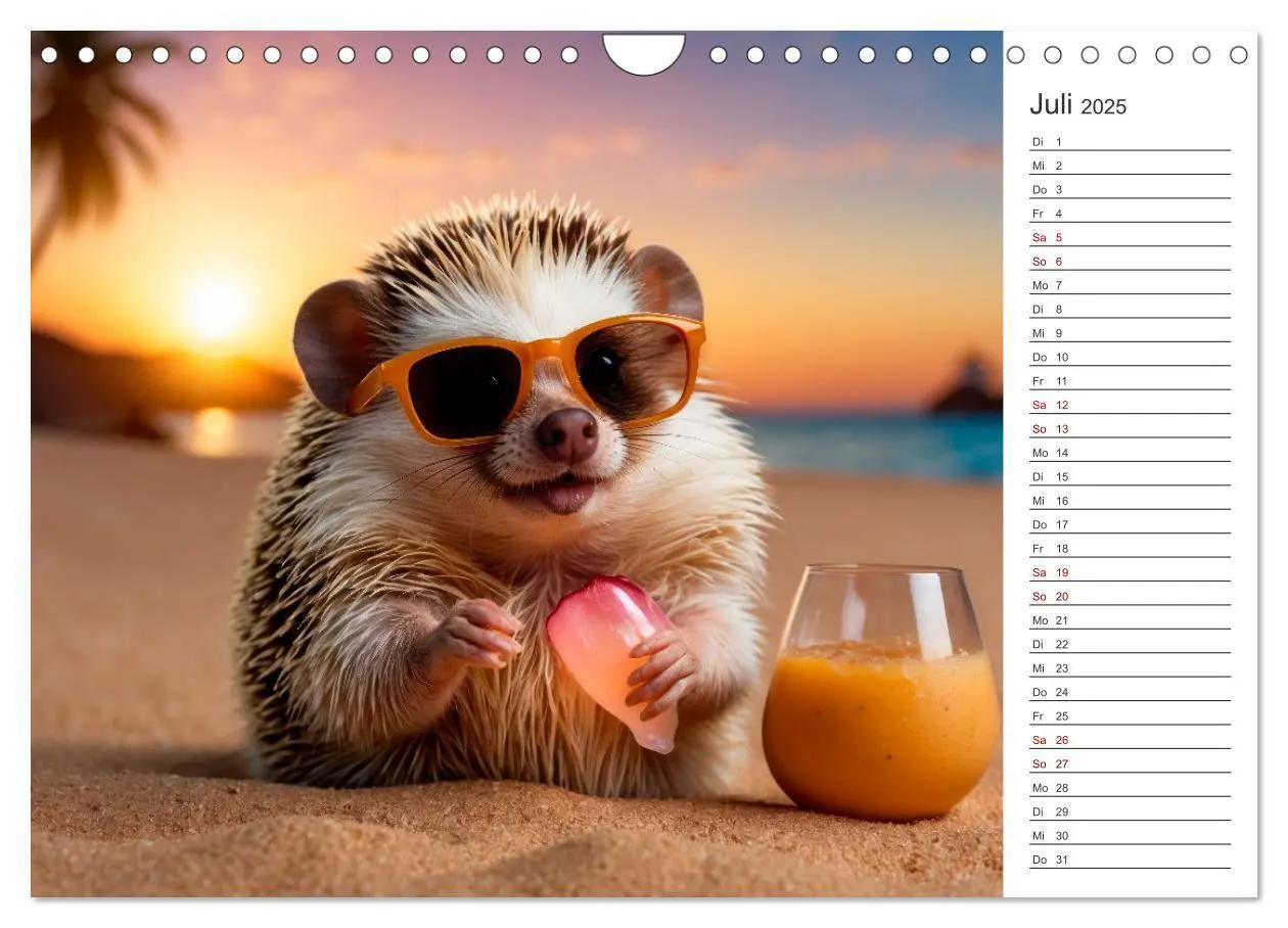 Bild: 9783383835865 | Stachelstars (Wandkalender 2025 DIN A4 quer), CALVENDO Monatskalender