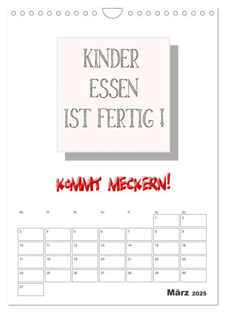 Bild: 9783435855865 | Sprüche für die Küche. Mit Jahresplaner (Wandkalender 2025 DIN A4...
