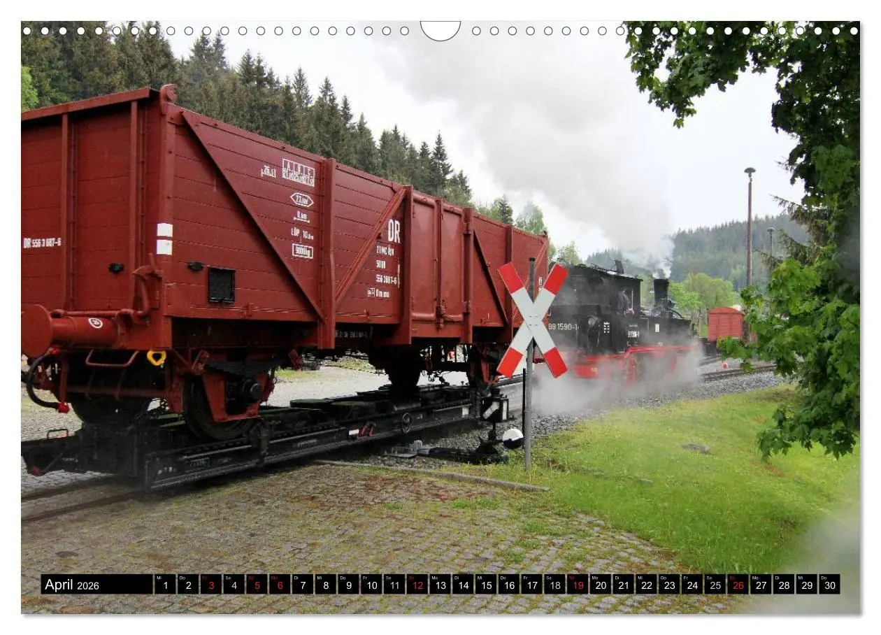 Bild: 9783457945865 | Bahnland Sachsen (Wandkalender 2026 DIN A3 quer), CALVENDO...