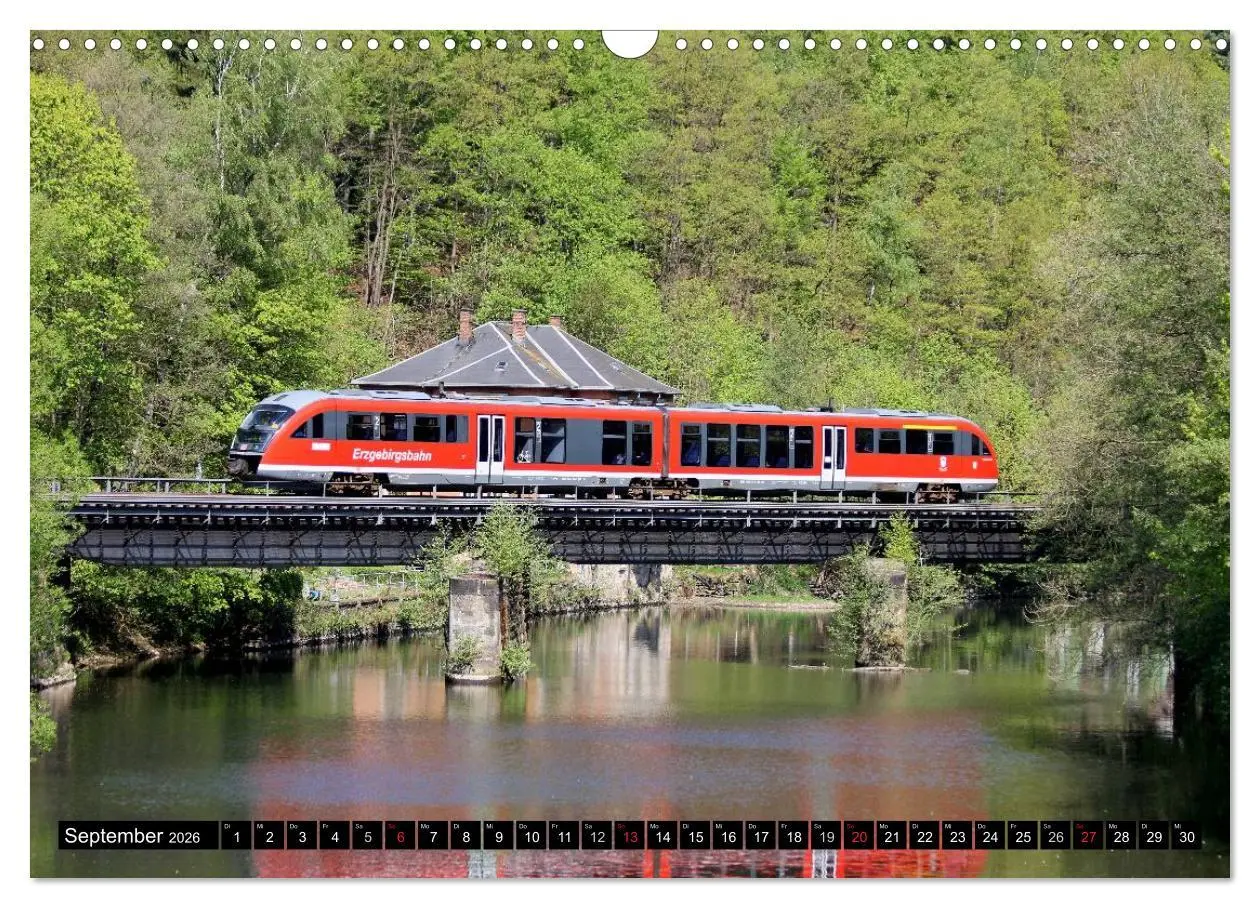 Bild: 9783457945865 | Bahnland Sachsen (Wandkalender 2026 DIN A3 quer), CALVENDO...