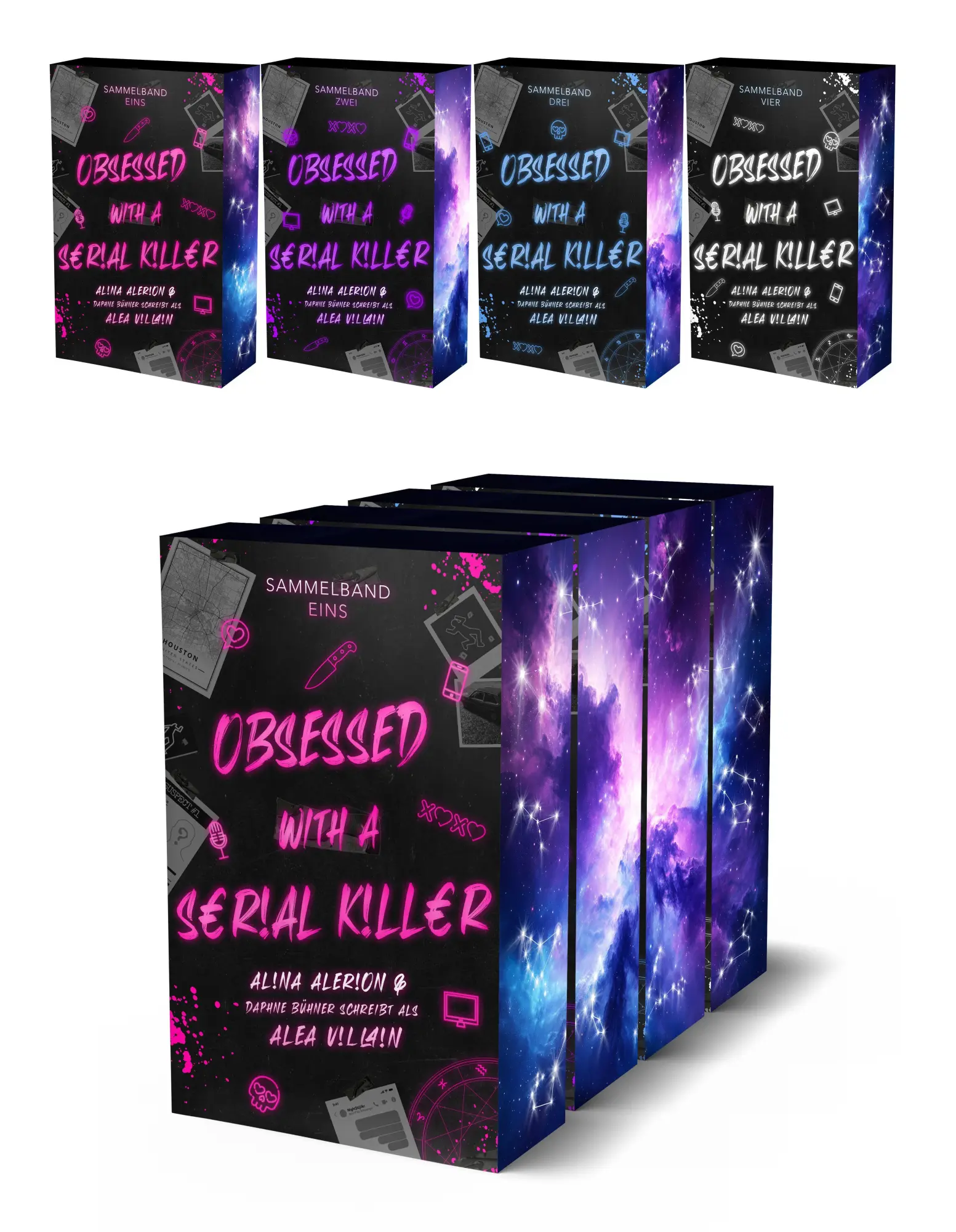 Bild: 9783690285865 | Obsessed with a Serial Killer - Sammelband 2 | Daphne Bühner (u. a.)