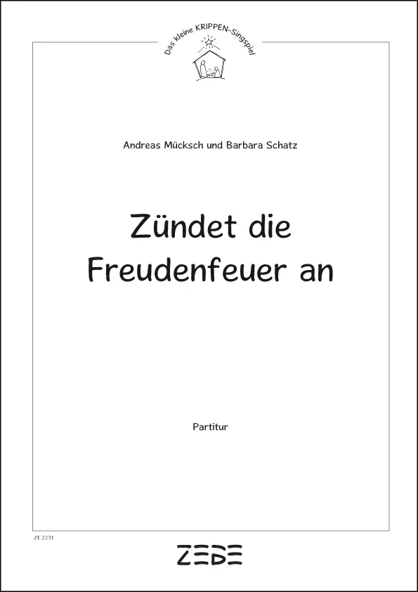 Cover: 9783940745965 | Zündet die Freudenfeuer an für Soli, 1-2-stimmigen Chor und...