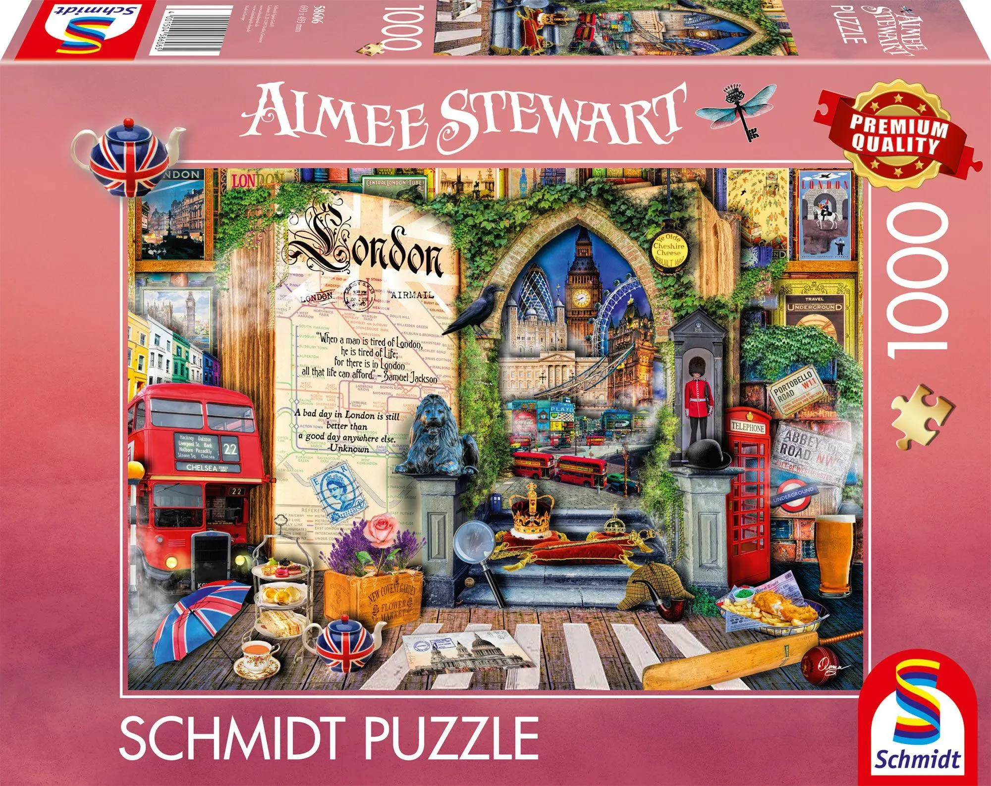 Cover: 4001504586065 | SOUVENIR, Erinnerungen an London | Puzzle Aimee Steward 1000 Teile