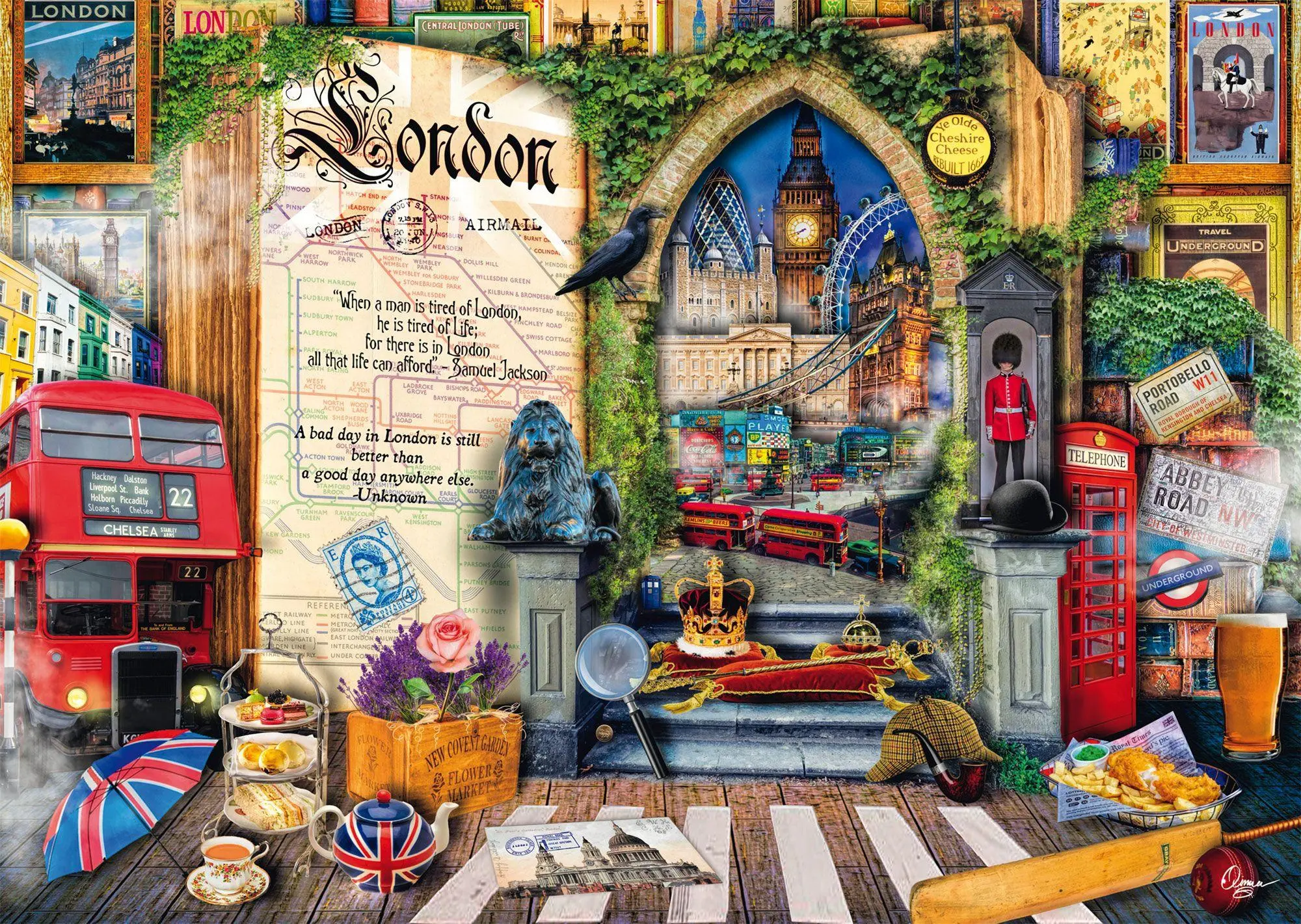 Bild: 4001504586065 | SOUVENIR, Erinnerungen an London | Puzzle Aimee Steward 1000 Teile