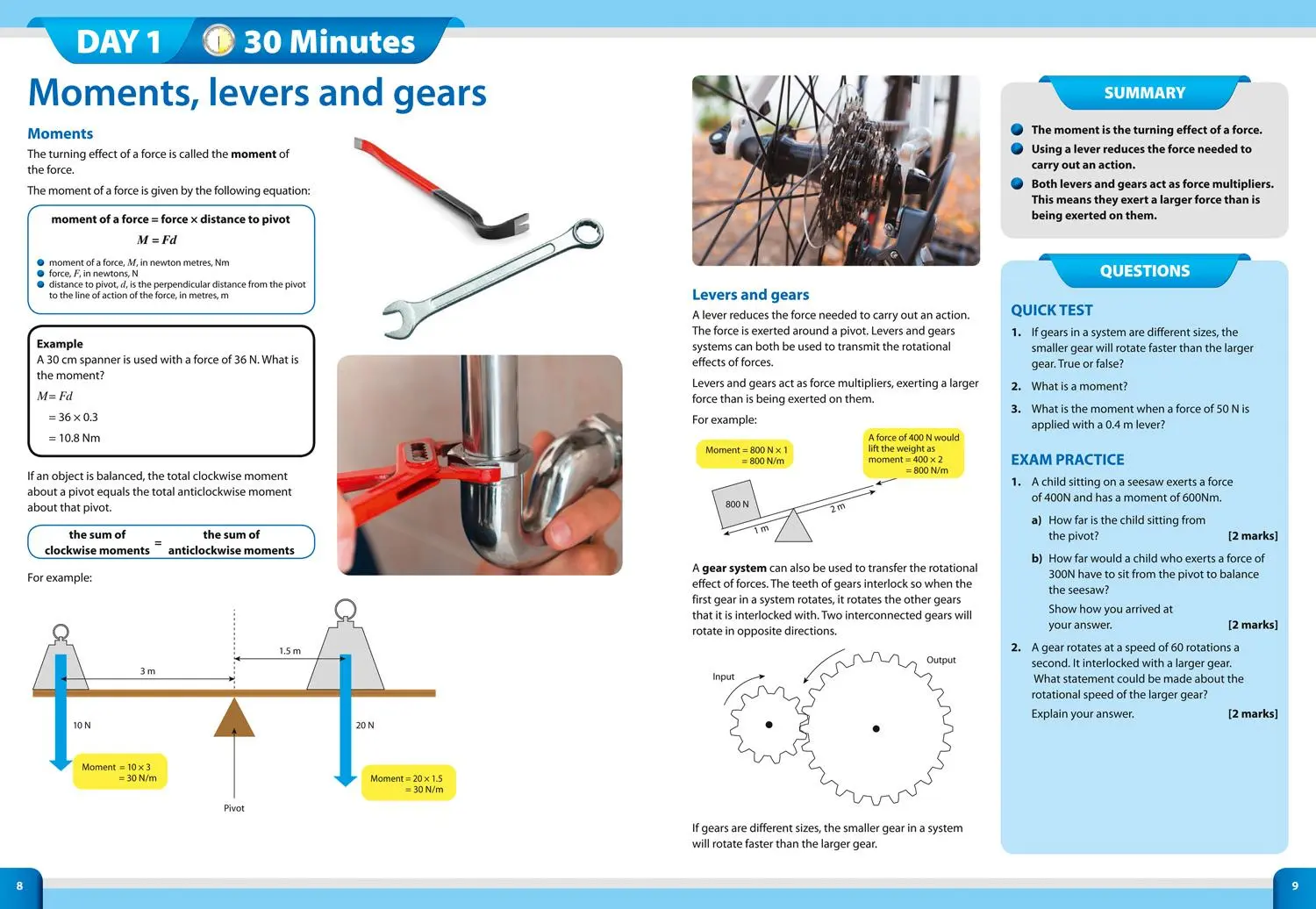 Bild: 9780008276065 | GCSE 9-1 Physics in a Week | Ideal for the 2025 and 2026 Exams | Gcse