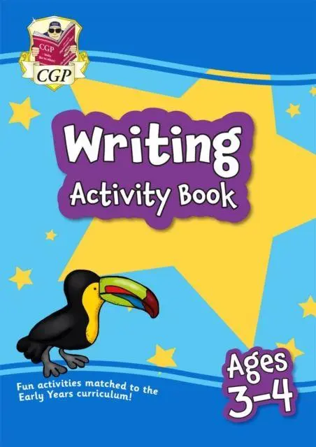 Cover: 9781789086065 | Writing Activity Book for Ages 3-4 (Preschool) | Cgp Books | Buch