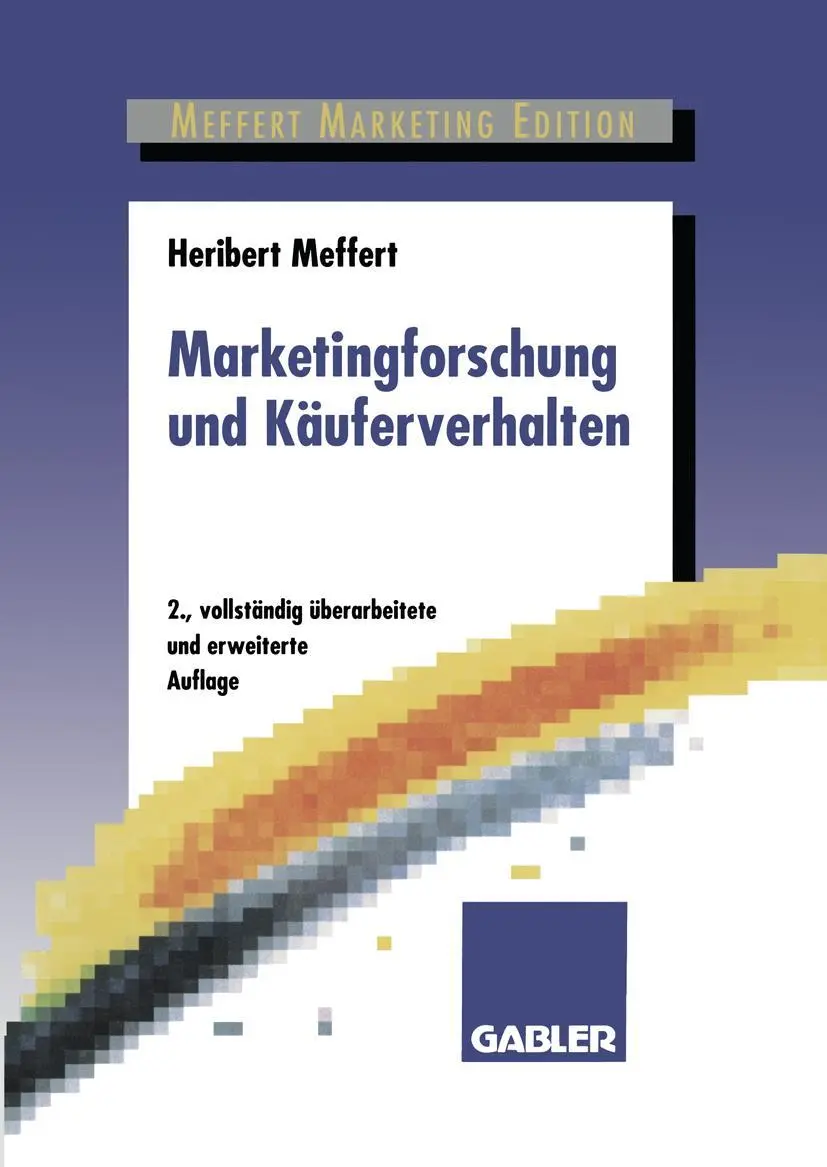 Cover: 9783409236065 | Marketingforschung und Käuferverhalten | Heribert Meffert | Buch