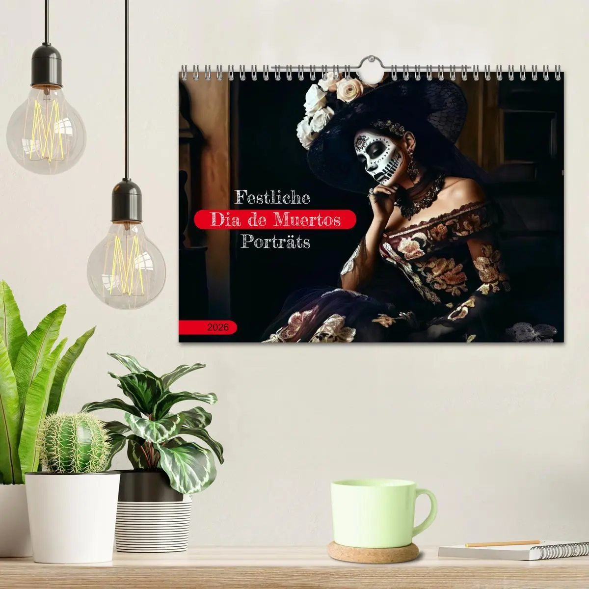 Bild: 9783457376065 | Festliche Dia de Muertos Porträts (Wandkalender 2026 DIN A4 quer),...
