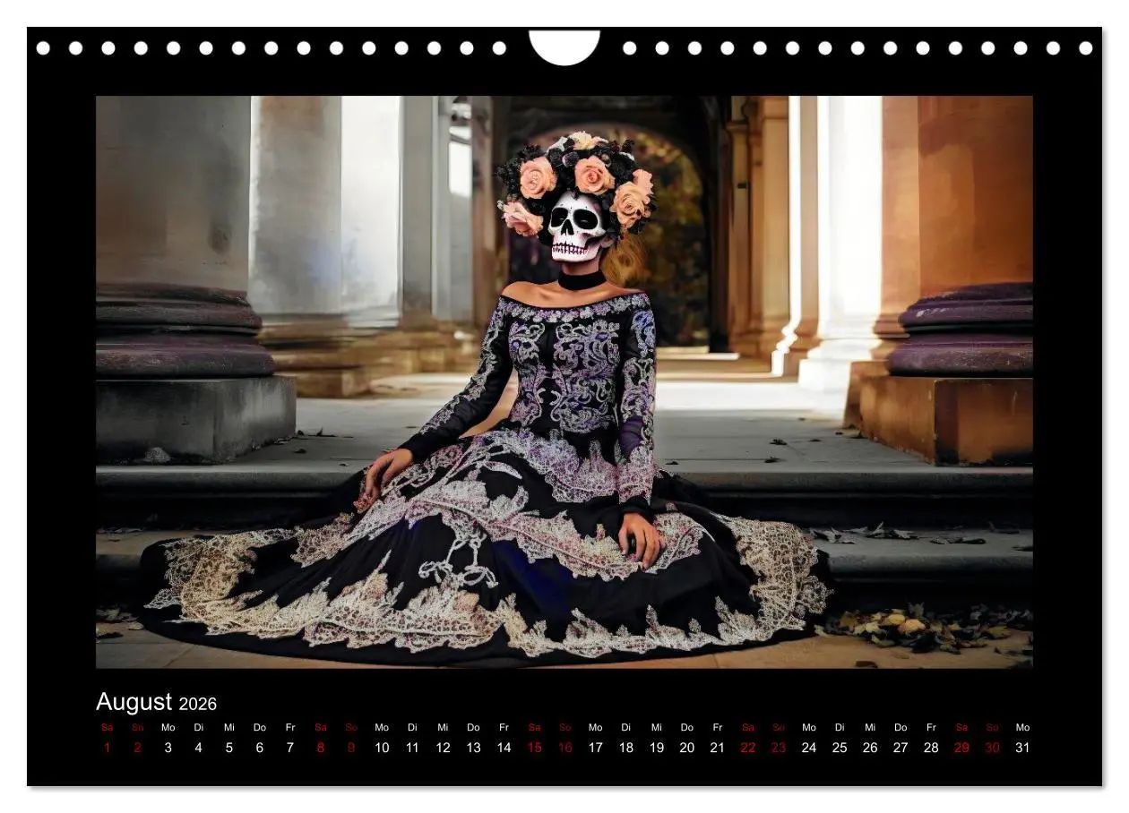Bild: 9783457376065 | Festliche Dia de Muertos Porträts (Wandkalender 2026 DIN A4 quer),...