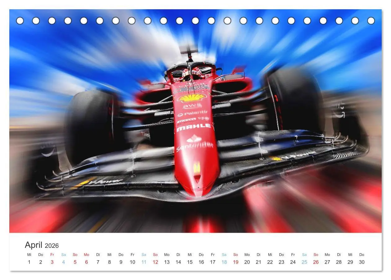Bild: 9783457446065 | Formel 1 - Die Königsklasse (Tischkalender 2026 DIN A5 quer),...
