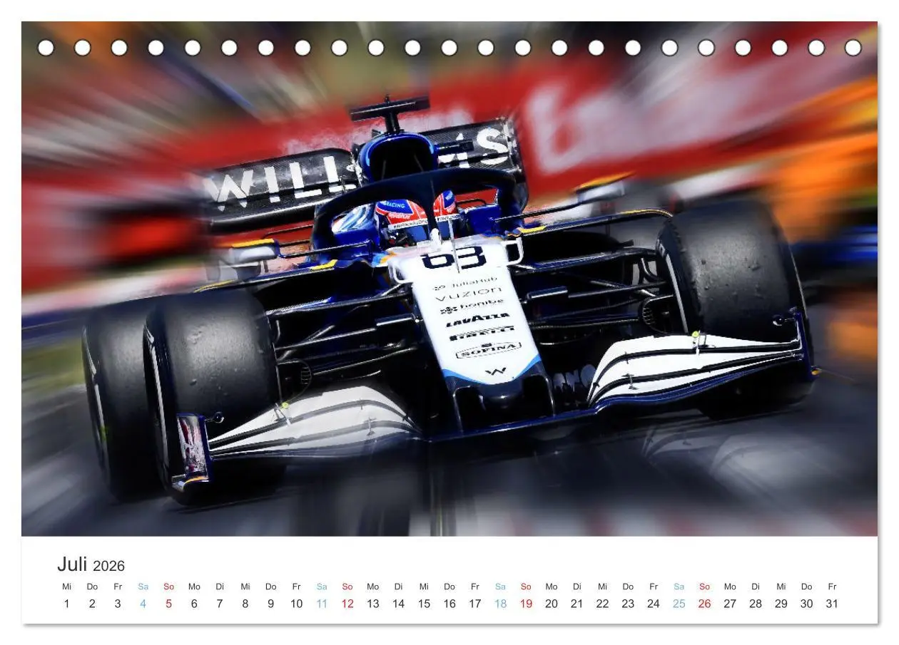 Bild: 9783457446065 | Formel 1 - Die Königsklasse (Tischkalender 2026 DIN A5 quer),...